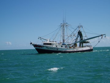 2005-01-10 09 Fishing trawler entering Safe Harbor Key West
