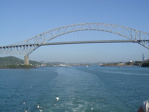 Near beginning of the Panama Canal - the Bridge of the Americas